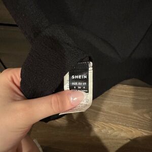 SHEIN Elegant Black Garment